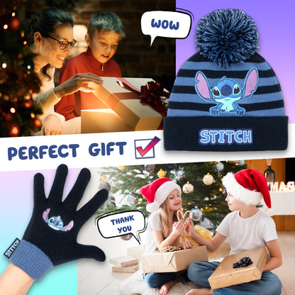 Stitch Hat & Gloves set