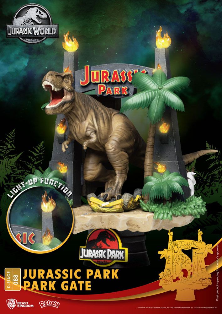Diorama D-Stage Jurassic Park - Parkpoort