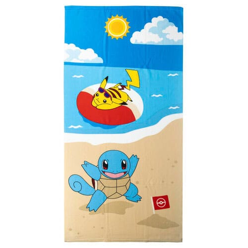 Pokémon badhanddoek - Pikachu, Schiggy 