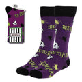 Beetlejuice sokken - Paars
