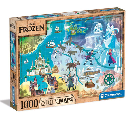 Disney Story Maps Puzzle - Frozen 
