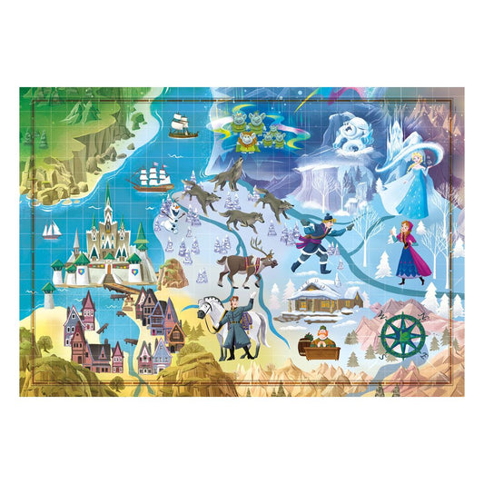 Disney Story Maps Puzzle - Frozen 