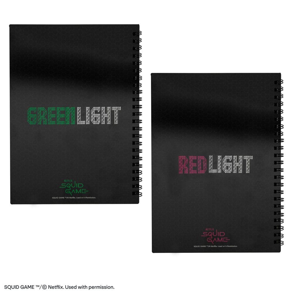 Squid Game Notebook - Red light, green light