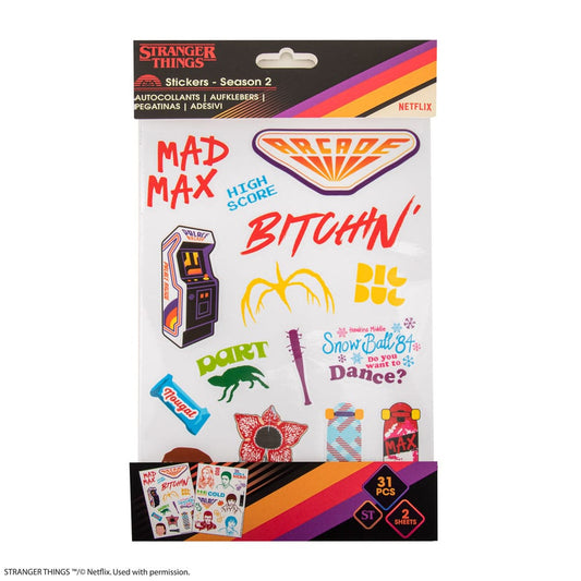 Stickers Stranger Things - Saison 2