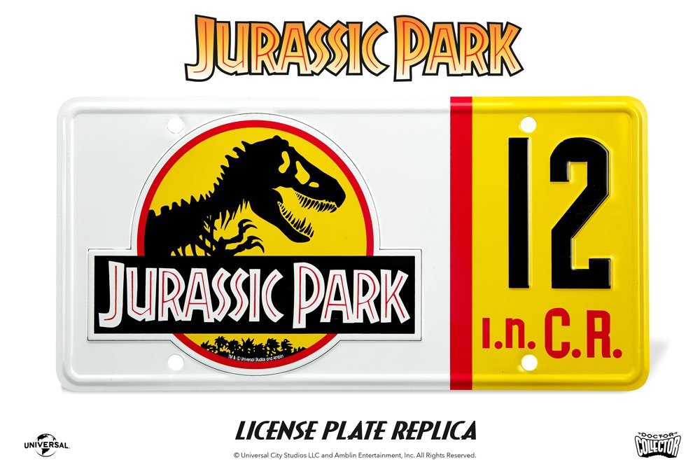 Jurassic Park License Plate - Dennis Nedry 