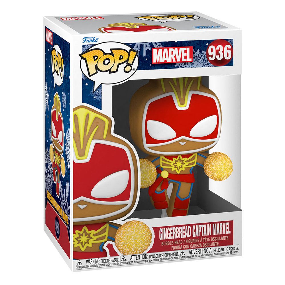 Pop! Captain Marvel en pain d'épices