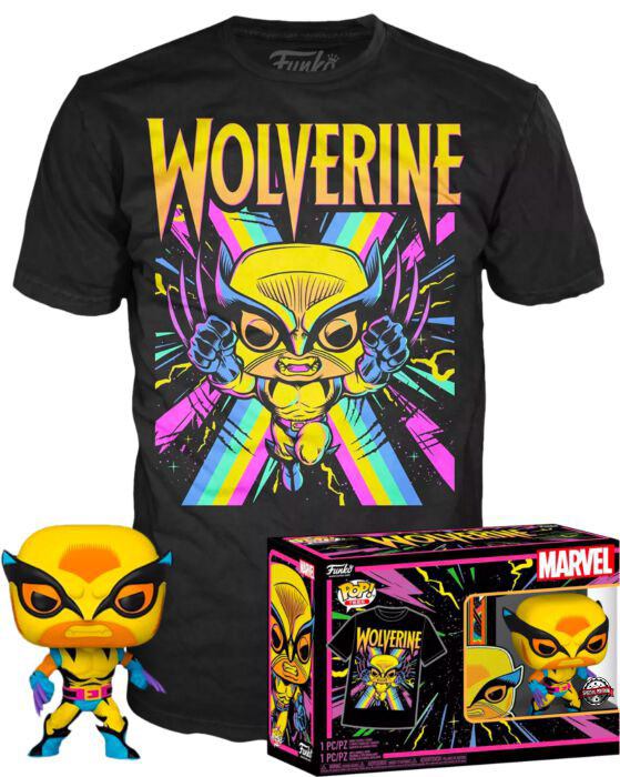 Wolverine (Black Light) - Pop! & Tee