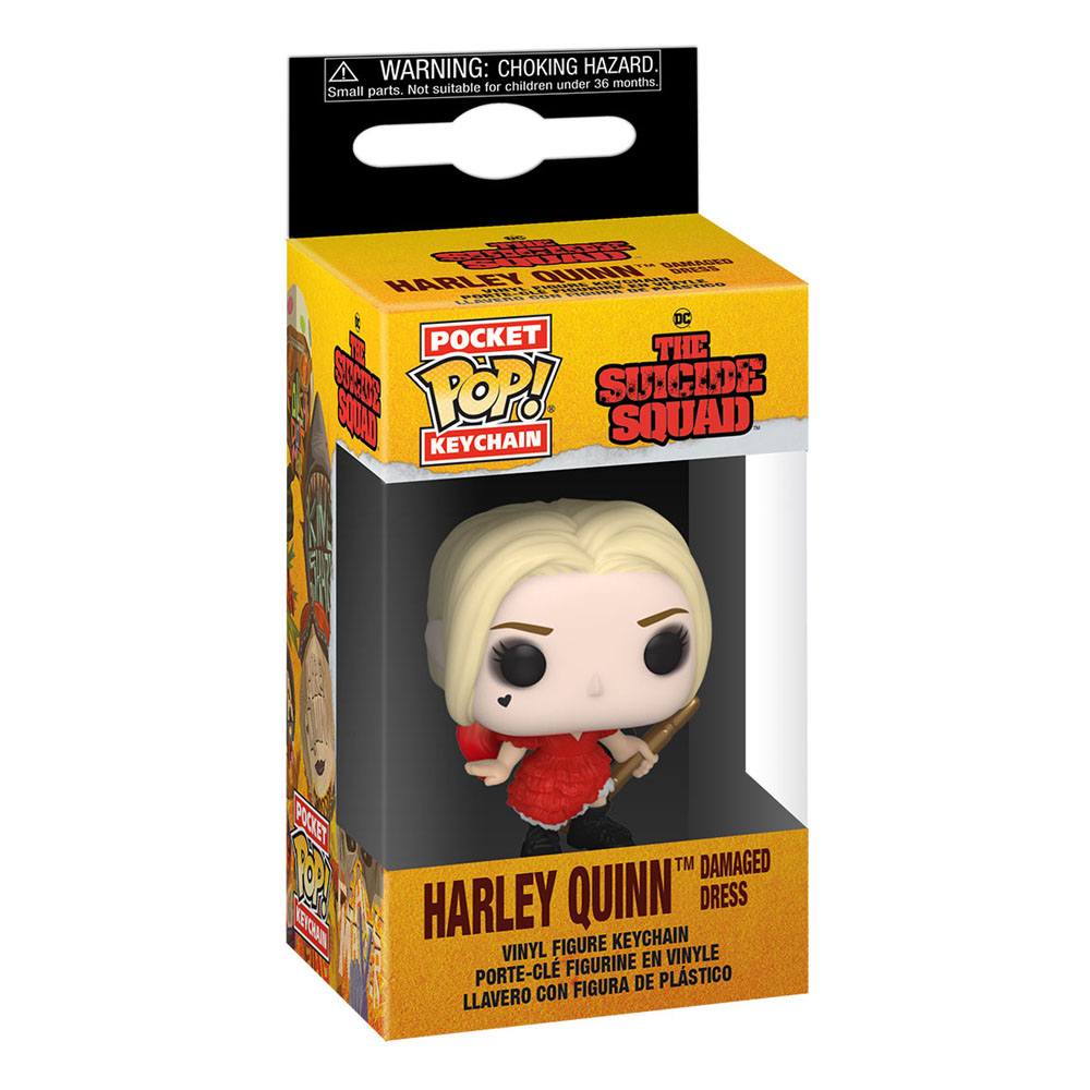 Pop! sleutelhanger Harley Quinn (beschadigde jurk) 