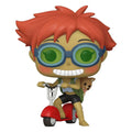 Pop! Edward sur Scooter avec Ein