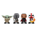 Pack 4 Figurines Star Wars : Mandalorian Holiday