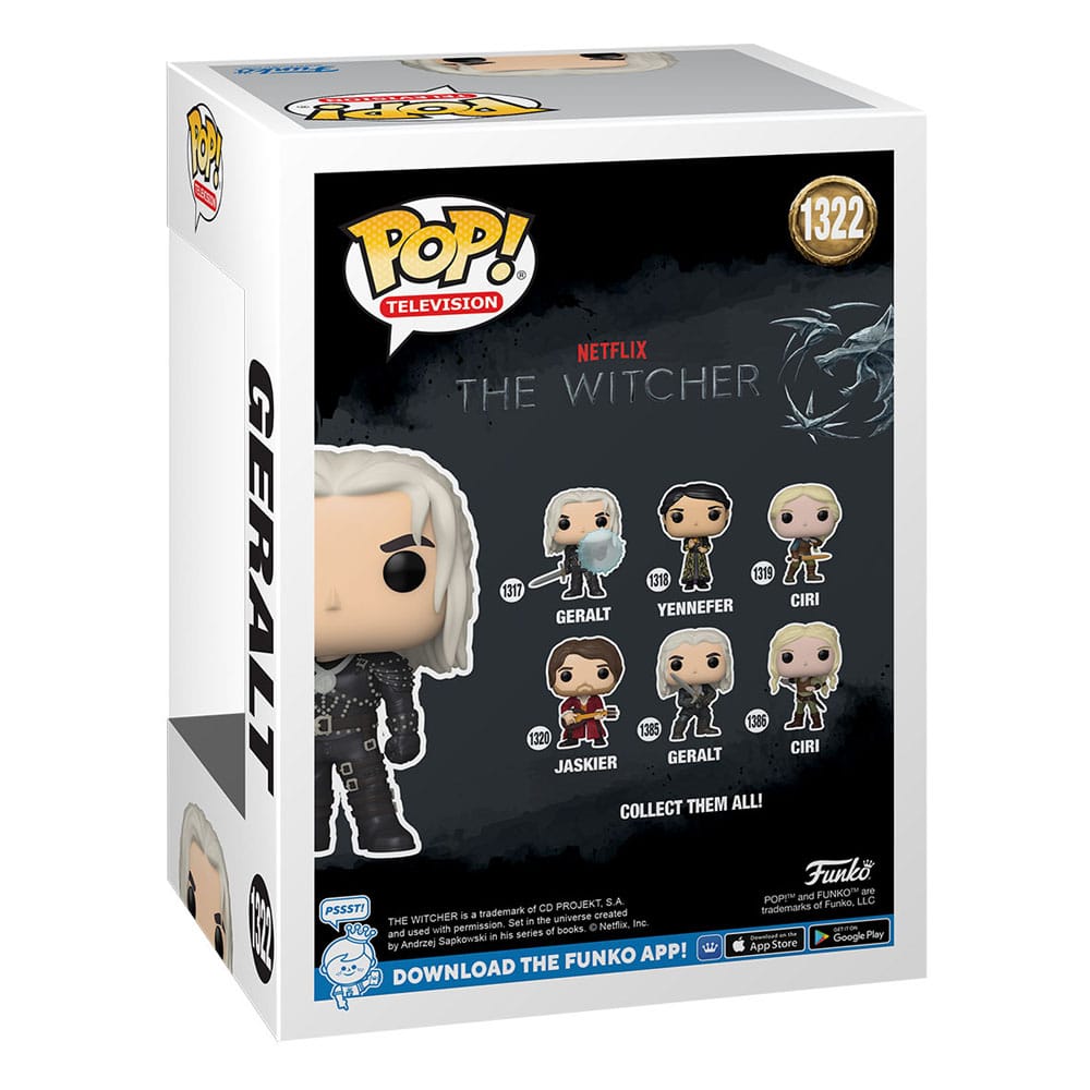 Pop! Geralt avec Épée (Glow)