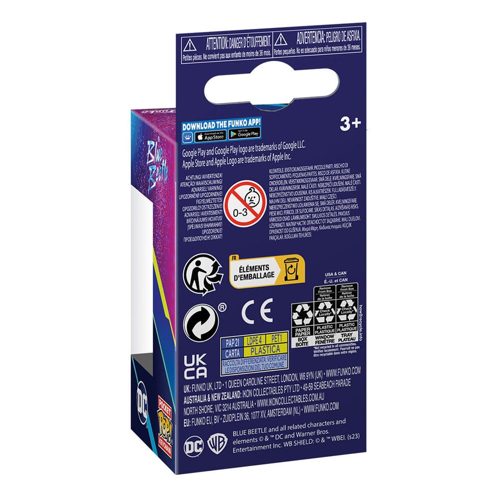 Pop! Keychain Blue Beetle 