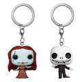 Pop! Sleutelhangers Sally en Jack Skellington 2-pack 
