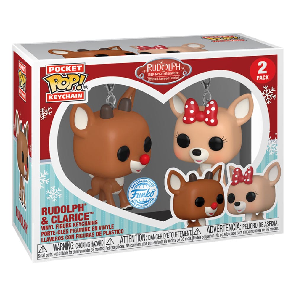Pop! Keychain Rudolphe &amp; Clarice (SE)