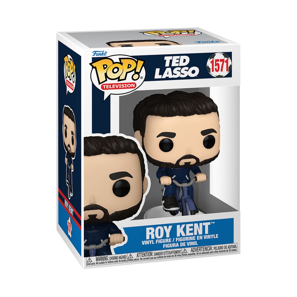 Pop! Roy Kent on Bike 