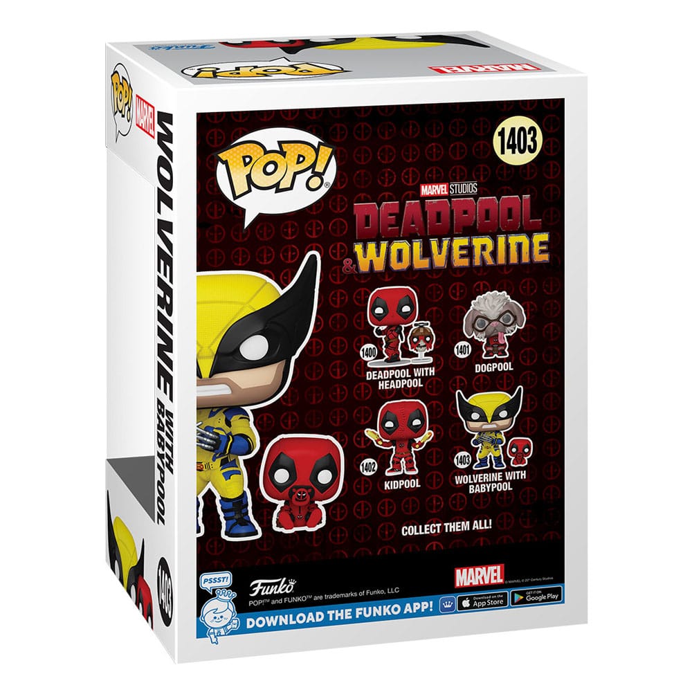 Pop! & Buddy Wolverine avec Babypool