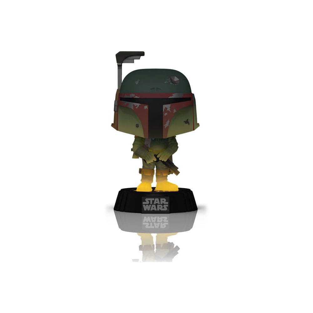 Pop! Boba Fett met geweer (lichtgevend) 