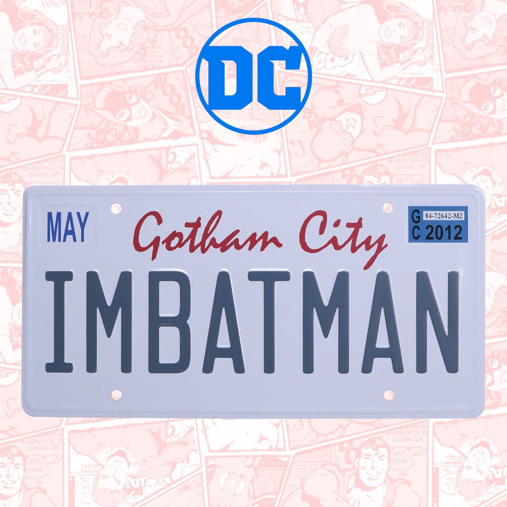 Batman License Plate 