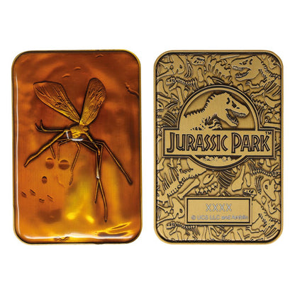 Jurassic Park Collector Metal Ingot - Mosquito in Amber