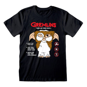 T-Shirt Gremlins - Les Règles