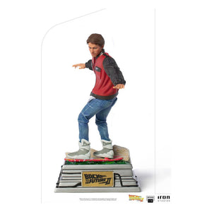 Marty McFly op Hoverboard Figuur – Back to the Future