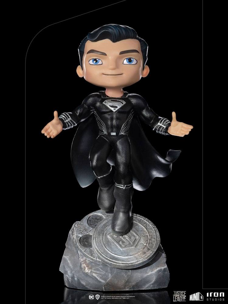 Mini Co. Superman Black Suit - Justice League Figurine