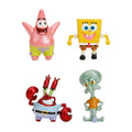Bob l'Éponge : Pack 4 Figurines Diecast Nano Metalfigs - Wave 1
