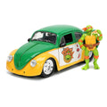 Michelangelo met een VW Drag Beetle