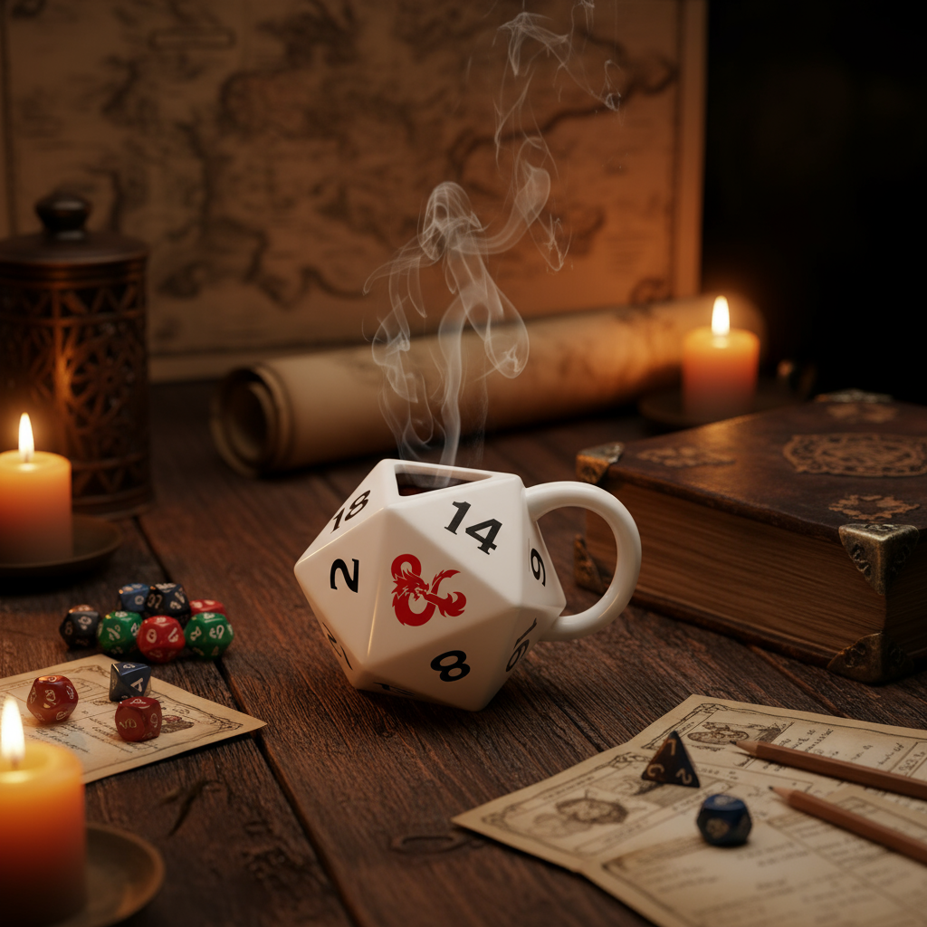 Dungeons and Dragons 3D Mug - D20 Die
