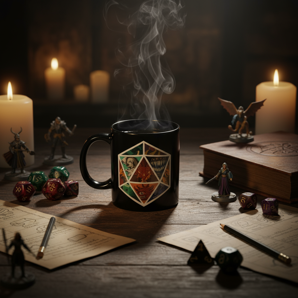 Dungeons &amp; Dragons Thermal Mug - Dice 