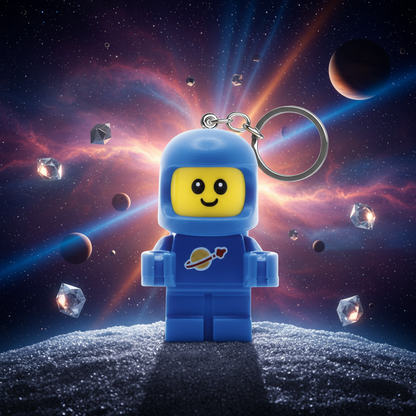 LEGO Light-Up Keychain - Baby Astronaut Blue