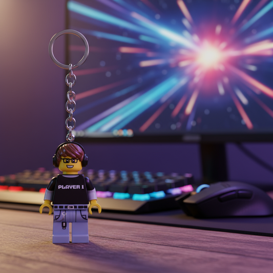 Porte-clés lumineux LEGO - Gamer
