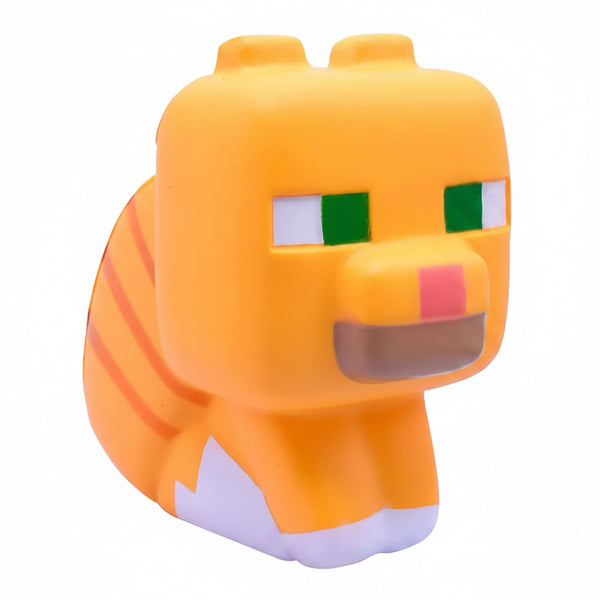 Mega Squishme Minecraft - Gestreepte kat