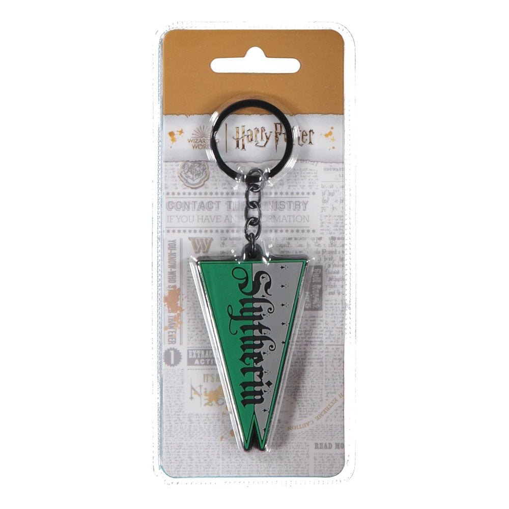 Harry Potter Keychain - Slytherin Flag 