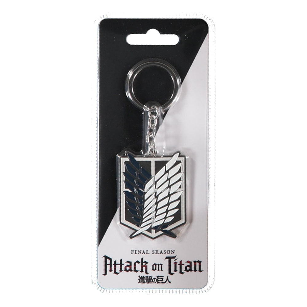 Attack on Titan Metal Keychain - Logo 