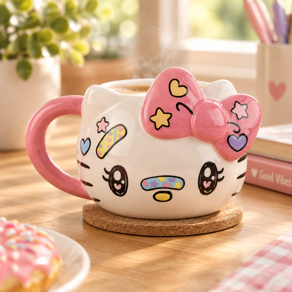 Mug 3D Hello Kitty Kawaii 320 ml – vue 4