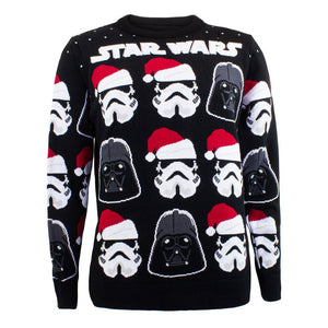 Kersttrui met Darth Vader en Stormtroopers