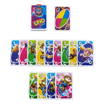jeu de cartes uno junior patpatrouille le film mattel