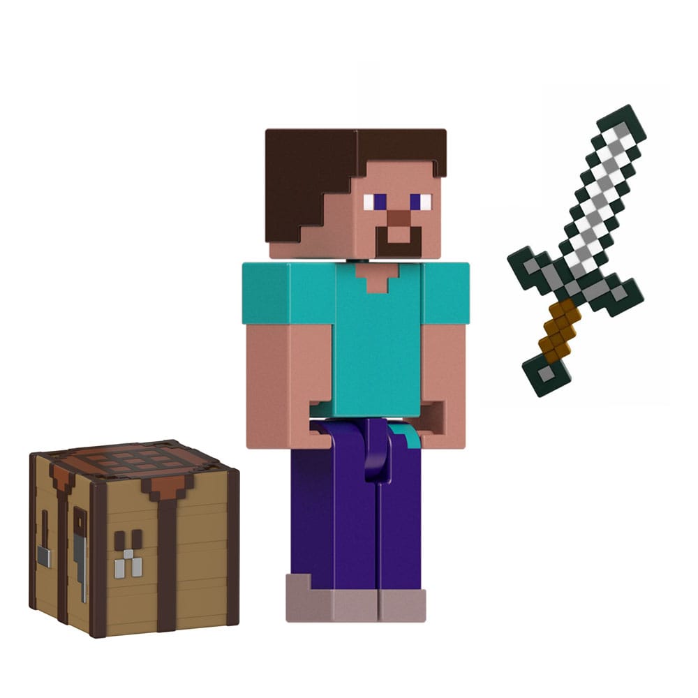 figurine minecraft steve mattel