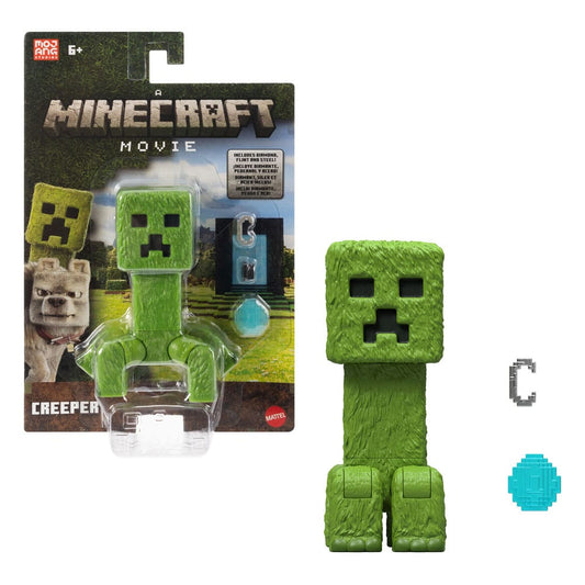 figurine minecraft le film creeper 10 cm mattel