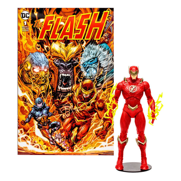 De Flash met stripverhaal De Flash (Punchers-pagina)