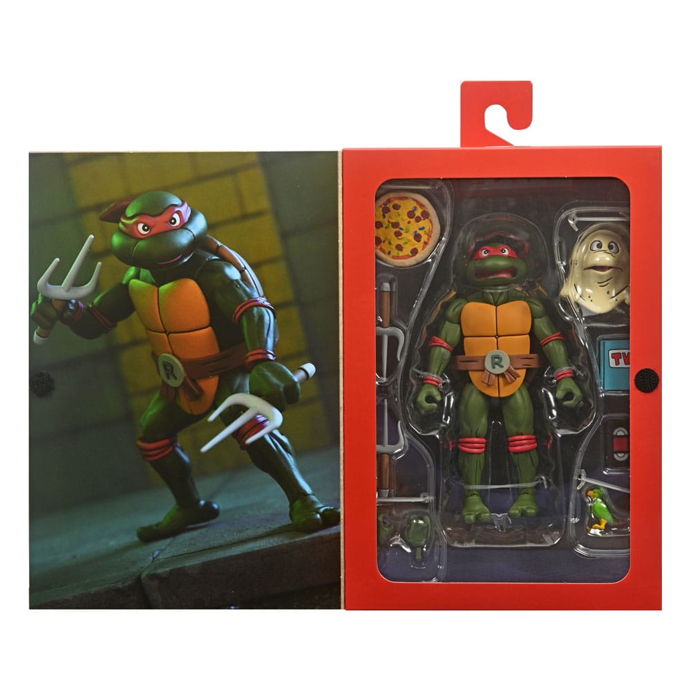 teenage mutant ninja turtles cartoon 7 scale action figure ultimate raphael neca