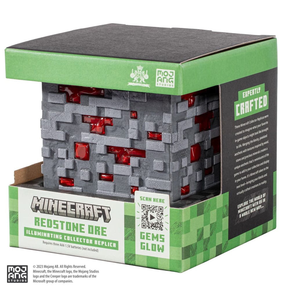 Minecraft-replica - Gloeiend roodsteenerts