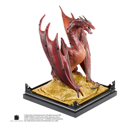 diorama smaug bilbon le hobbit figurine de collection noble collection