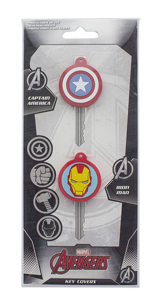 Sleutelhanger met Iron Man en Captain America
