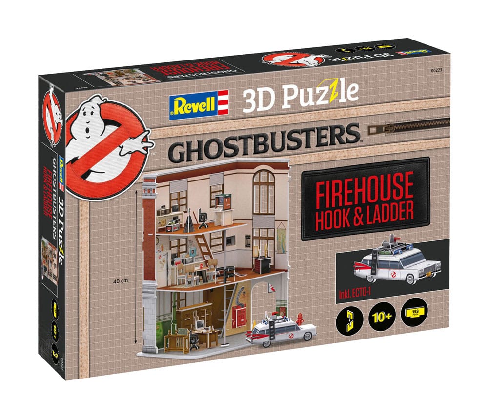 Ghostbusters 3D-puzzel - Brandweerkazerne met ladder 