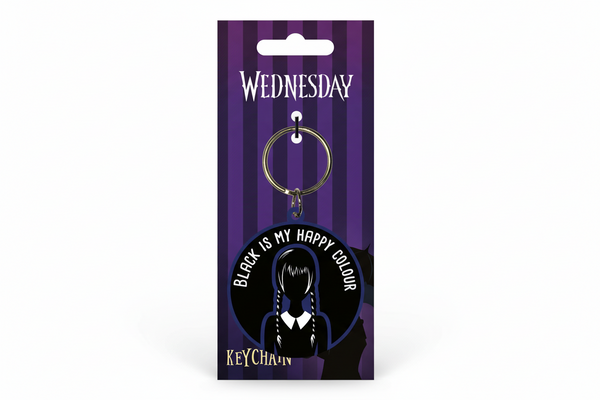 Wednesday Keychain - Happy Color