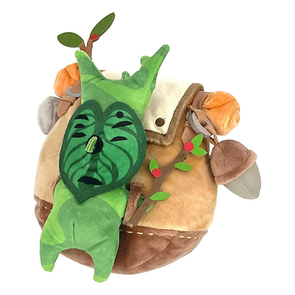 peluche the legend of zelda tears of the kingdom korok avec sac a dos sanei