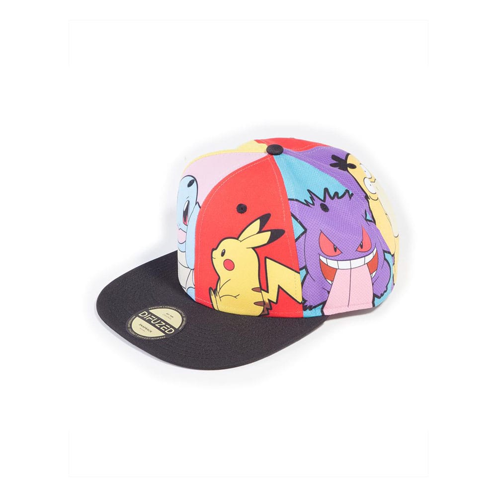 Pokémon Snapback Cap - Multi Pop Art