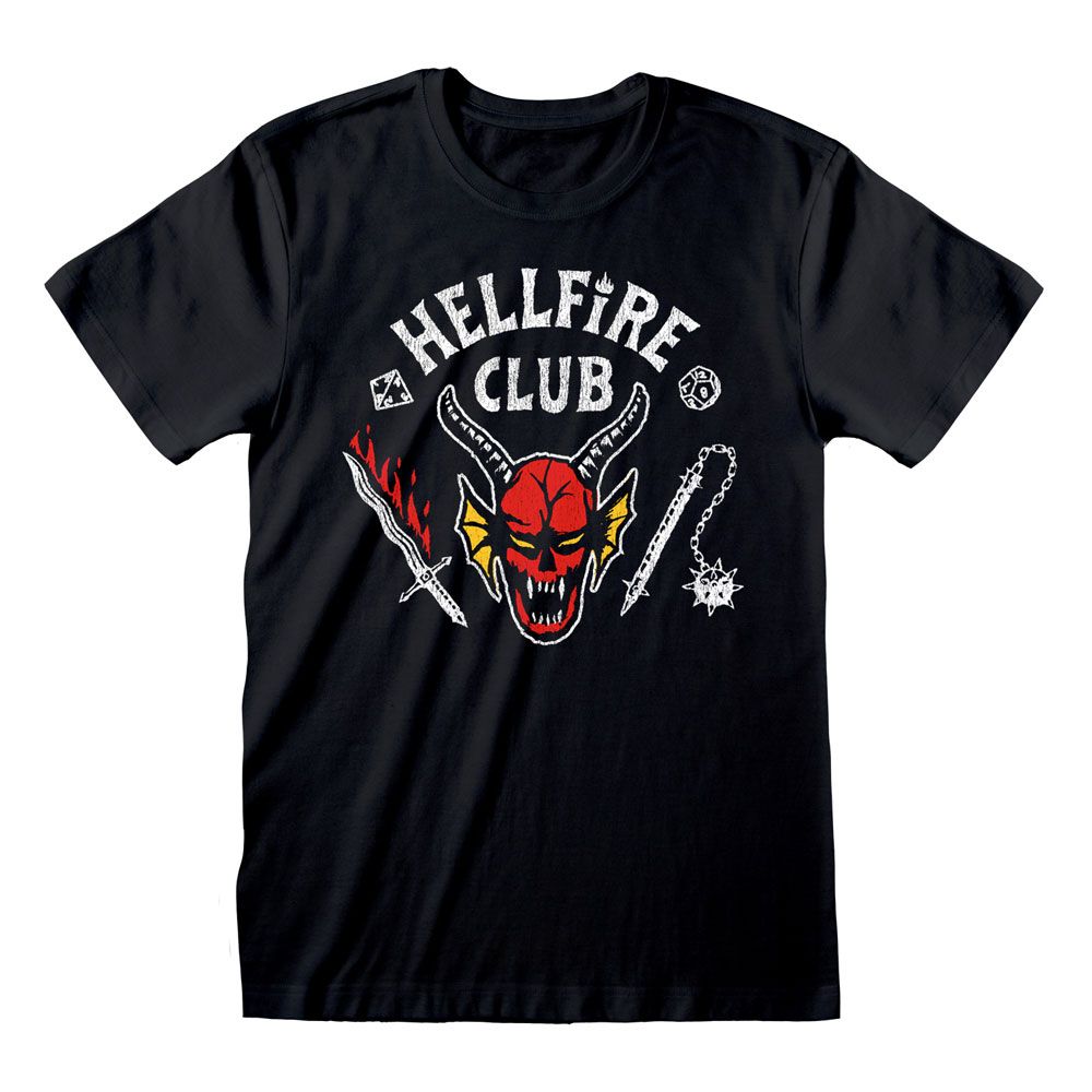 Stranger Things T-Shirt - Hellfire Club Black